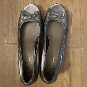 Cole Haan size 10 grey wedge heel